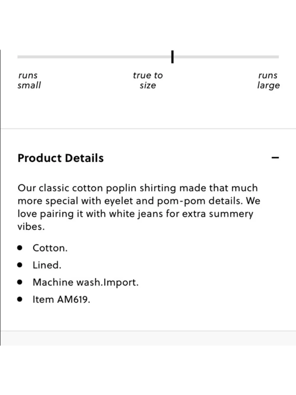 J. Crew Eyelet Pom-Pom Top in Cotton Poplin